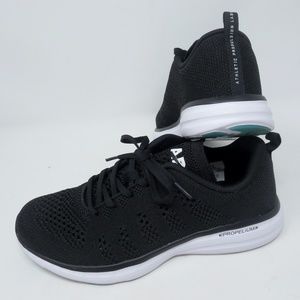 APL Athletic Propulsion Lab Techloom Pro Womens Sz 9.5 Running Shoes Black White